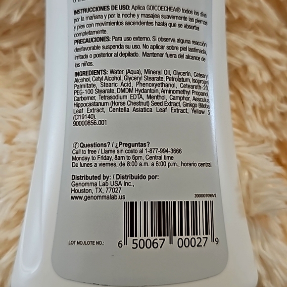 GOICOECHEA BODY LOTION GINKGO BIILOBA 13.5 FL OZ (400ML) - Picture 7 of 7